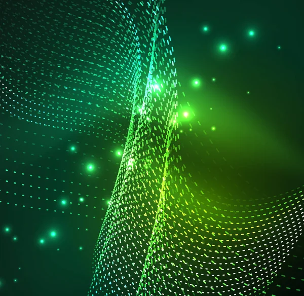 Vektör dalga parçacıklar arka plan