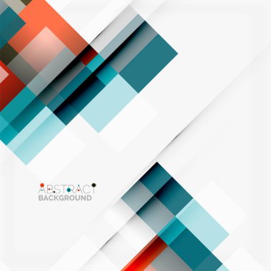 Soyut engeller şablon tasarım arka plan, beyaz, basit geometrik şekiller düz çizgiler ve dikdörtgenler