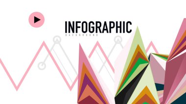 Modern üçgen sunu şablonu