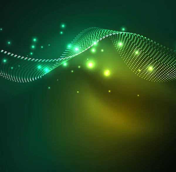 Vektör dalga parçacıklar arka plan