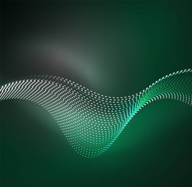 Vektör dalga parçacıklar arka plan