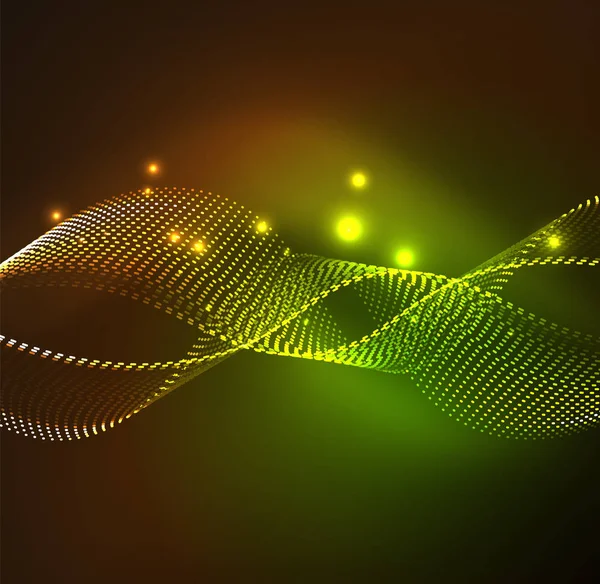 Vektör dalga parçacıklar arka plan