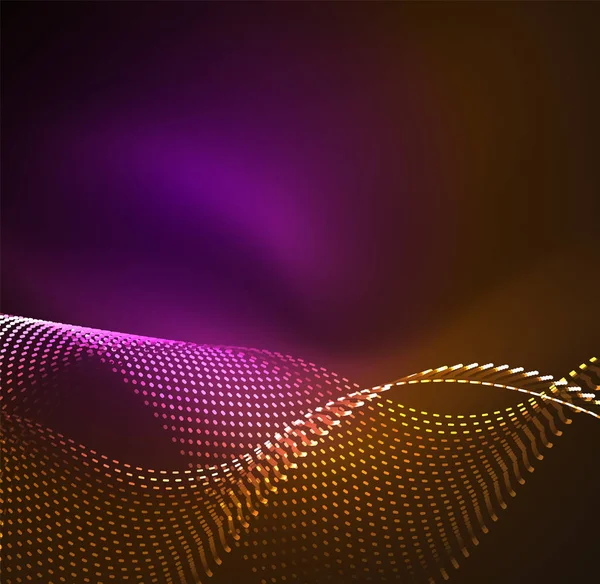 Vektör dalga parçacıklar arka plan