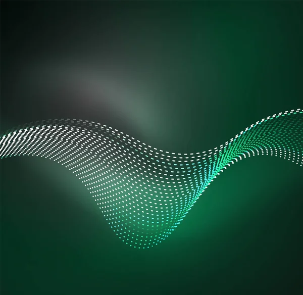 Vektör dalga parçacıklar arka plan