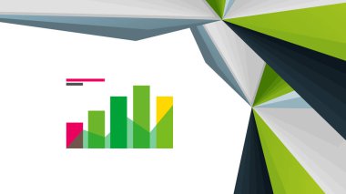 Modern üçgen sunu şablonu