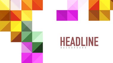 Modern geometrik sunum arka plan