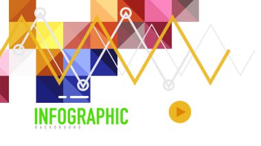 Modern geometrik sunum arka plan