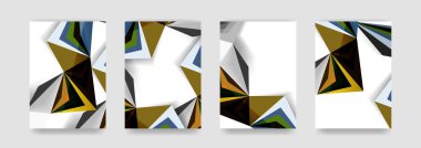 En az vektör arka plan küme kapsıyor