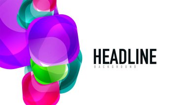 Modern geometrik sunum arka plan