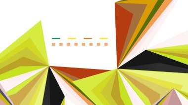 Modern üçgen sunu şablonu