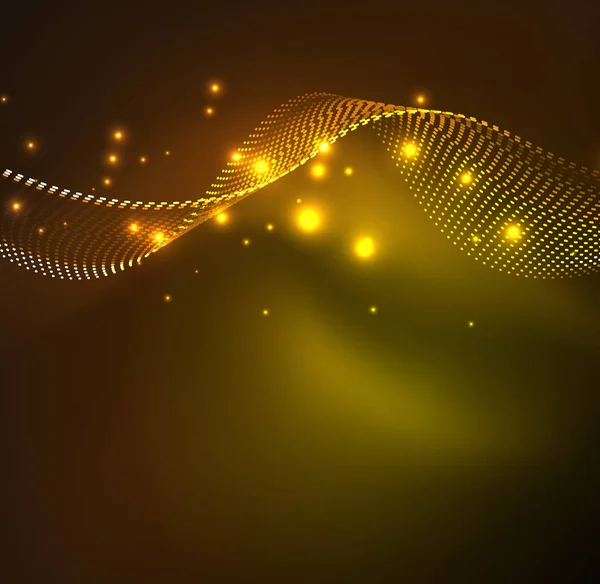 Vektör dalga parçacıklar arka plan