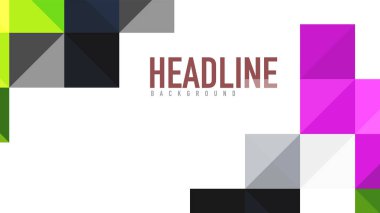 Modern geometrik sunum arka plan