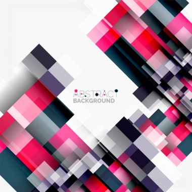 Soyut engeller şablon tasarım arka plan, beyaz, basit geometrik şekiller düz çizgiler ve dikdörtgenler