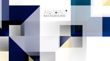 İş tanıtımı geometrik şablonu