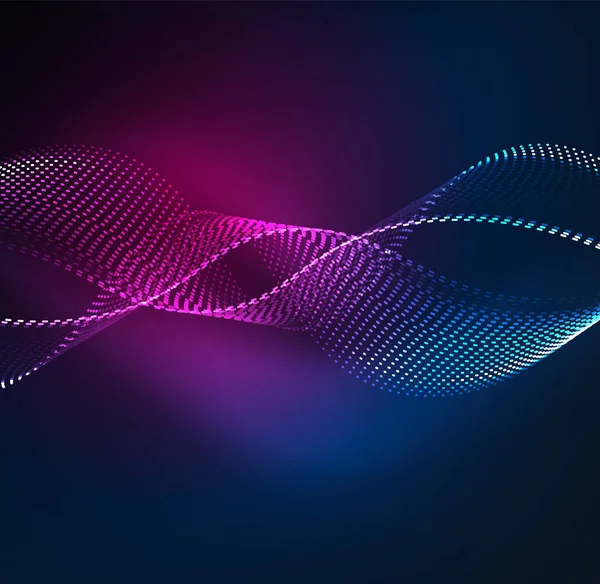 Vektör dalga parçacıklar arka plan