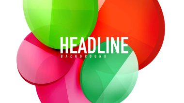 Modern geometrik sunum arka plan