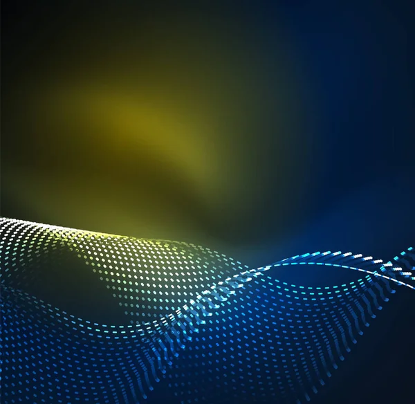 Vektör dalga parçacıklar arka plan