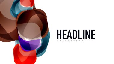 Modern geometrik sunum arka plan