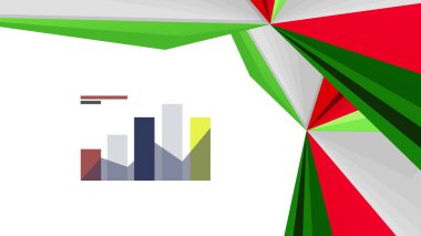 Modern üçgen sunu şablonu