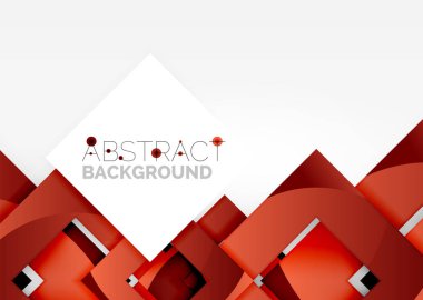 Işık Geometrik nesneyi kareler 3B alanı, arka plan