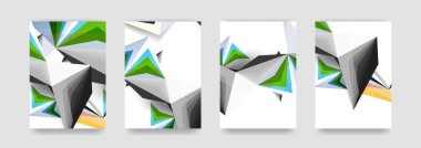 En az vektör arka plan küme kapsıyor