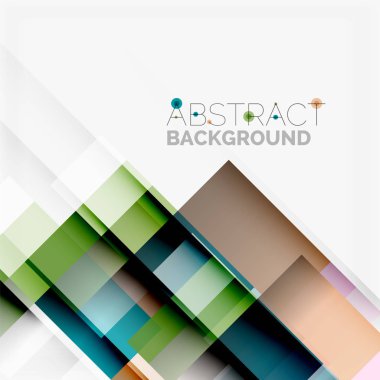 Soyut engeller şablon tasarım arka plan, beyaz, basit geometrik şekiller düz çizgiler ve dikdörtgenler