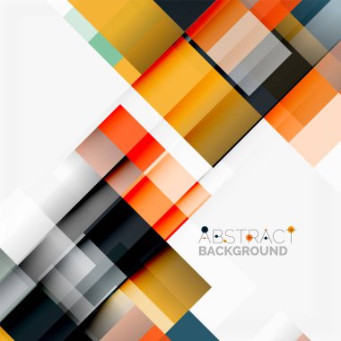 Soyut engeller şablon tasarım arka plan, beyaz, basit geometrik şekiller düz çizgiler ve dikdörtgenler