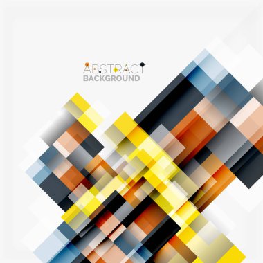 Soyut engeller şablon tasarım arka plan, beyaz, basit geometrik şekiller düz çizgiler ve dikdörtgenler