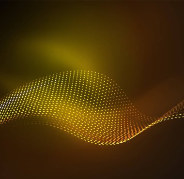 Vektör dalga parçacıklar arka plan