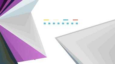 Modern üçgen sunu şablonu