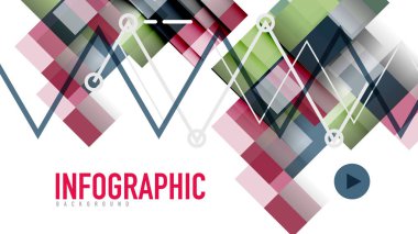 İş tanıtımı geometrik şablonu