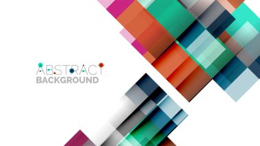 İş tanıtımı geometrik şablonu