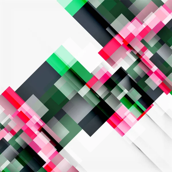 Soyut engeller şablon tasarım arka plan, beyaz, basit geometrik şekiller düz çizgiler ve dikdörtgenler