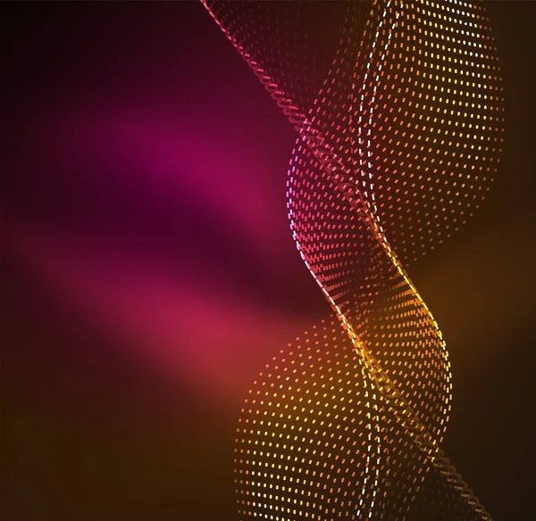 Vektör dalga parçacıklar arka plan