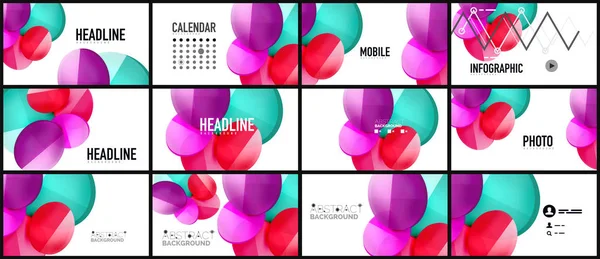 Modern geometrik sunum arka plan