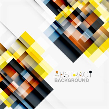 Soyut engeller şablon tasarım arka plan, beyaz, basit geometrik şekiller düz çizgiler ve dikdörtgenler