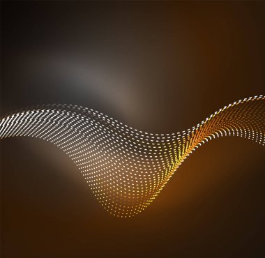 Vektör dalga parçacıklar arka plan