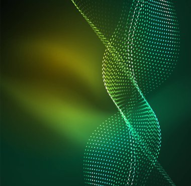 Vektör dalga parçacıklar arka plan