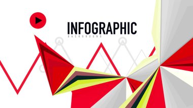 Modern üçgen sunu şablonu