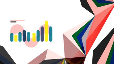 Modern üçgen sunu şablonu