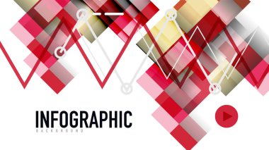 İş tanıtımı geometrik şablonu