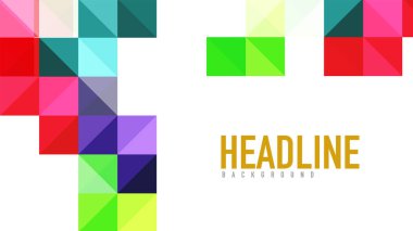 Modern geometrik sunum arka plan