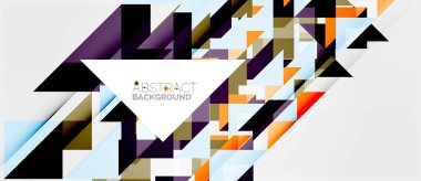 Üçgen desen tasarım arka plan