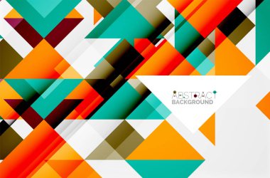 Üçgen desen tasarım arka plan