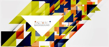 Üçgen desen tasarım arka plan