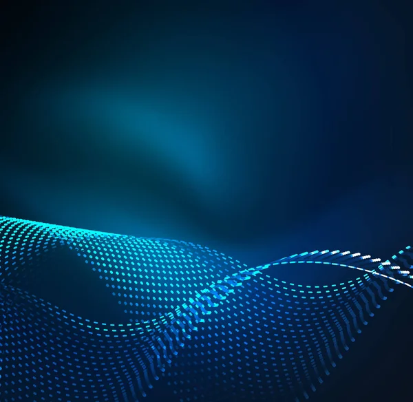 Vektör dalga parçacıklar arka plan