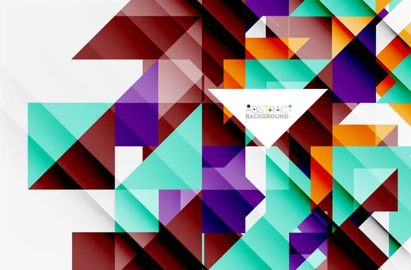 Triángulo patrón diseño fondo — Archivo Imágenes Vectoriales