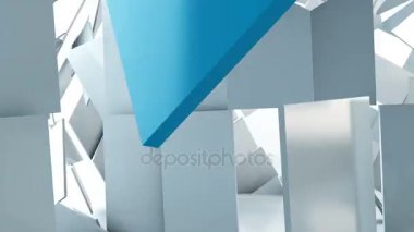 Geometrik şekil üçgen hareketli arka plan