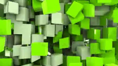 Uçan küpleri animasyon arka plan