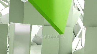 Oluşturulan geometrik bilgisayar animasyon arka plan